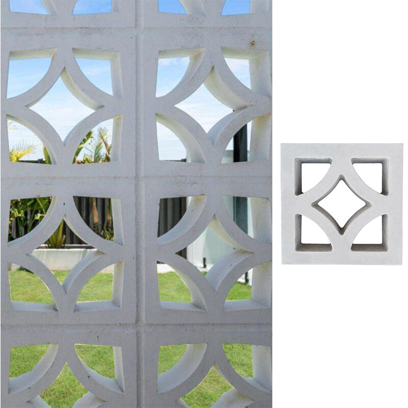 Doppelseitiges Muster Beton Brise Blöcke Hohlwand Dekorationsziegel für freistehende Trennwände Lüftungsfassaden