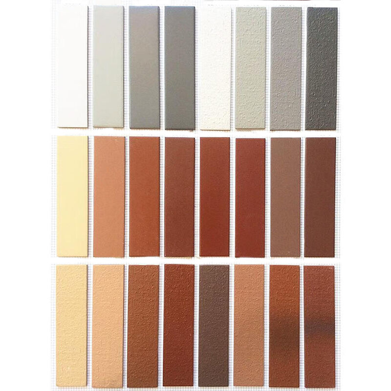 Außenwandfliesen Spaltklinker mit Tonrohstoff Drahtgeschnittene Ziegeloberfläche Klinkerfliesen für Hausfassaden