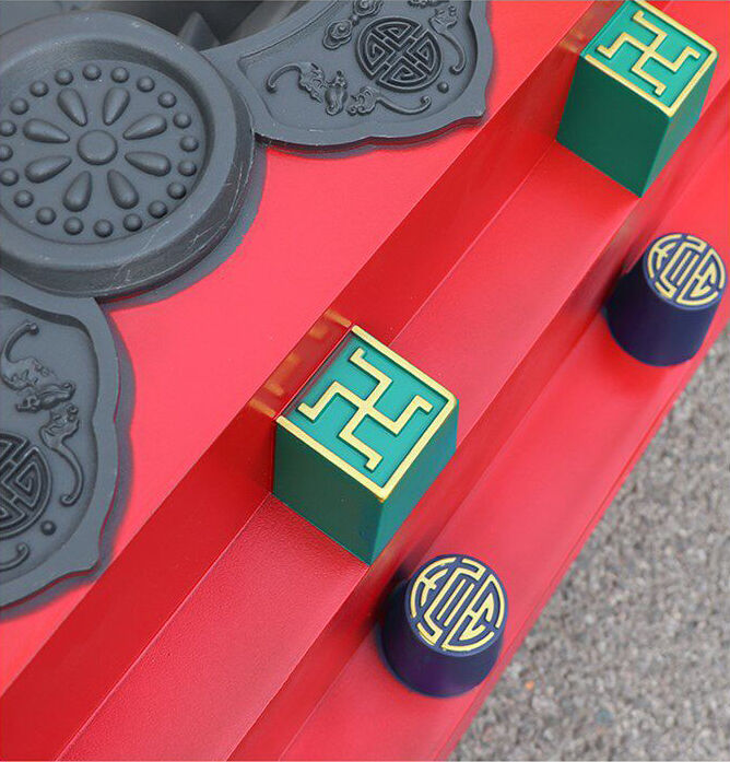 Chinese Style Polypropylene Plastic Roof Tiles Antique Looking for Facade & Eaves Decoration Lightweight & Weather Resistant