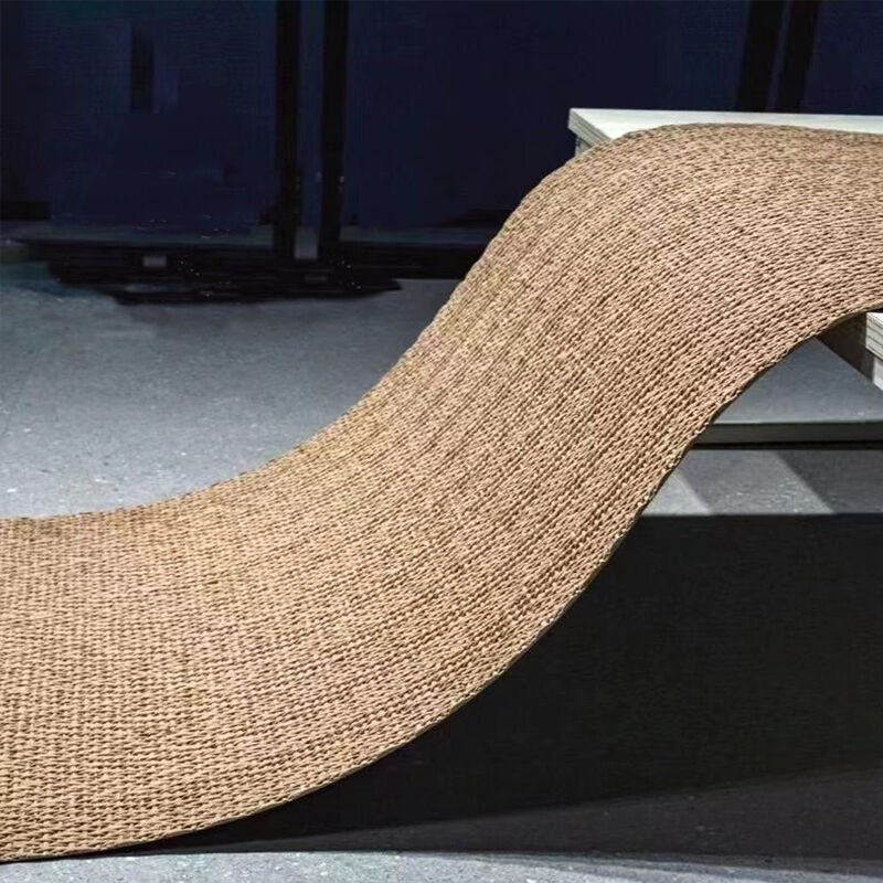 3D Weiche Porzellan MCM Flexible Wandpaneel Fischgrätenmuster Gewebte Textur Wandfliese für Innendekoration