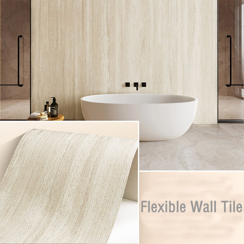 Hausdekoration Sandstein Flexibler Stein MCM Natürliche weiche dünne Steinwand Flexible Fliesen