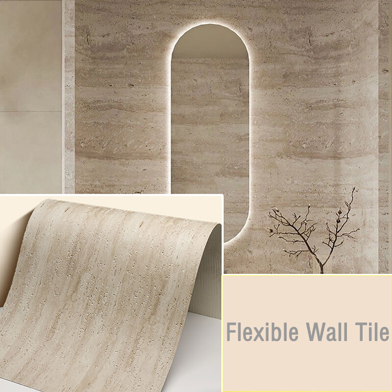 Hausdekoration Sandstein Flexibler Stein MCM Natürliche weiche dünne Steinwand Flexible Fliesen