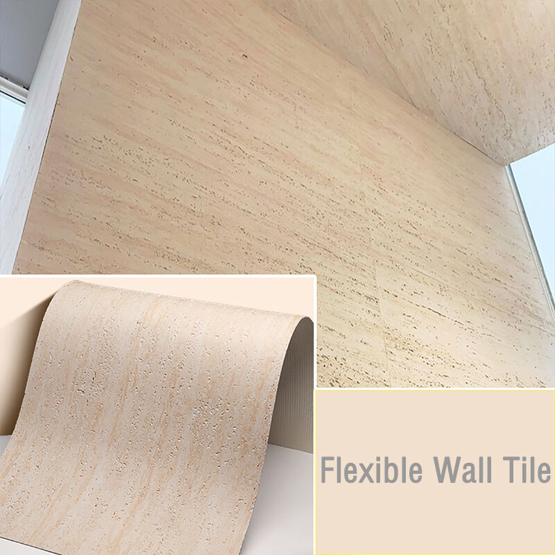 Hausdekoration Sandstein Flexibler Stein MCM Natürliche weiche dünne Steinwand Flexible Fliesen