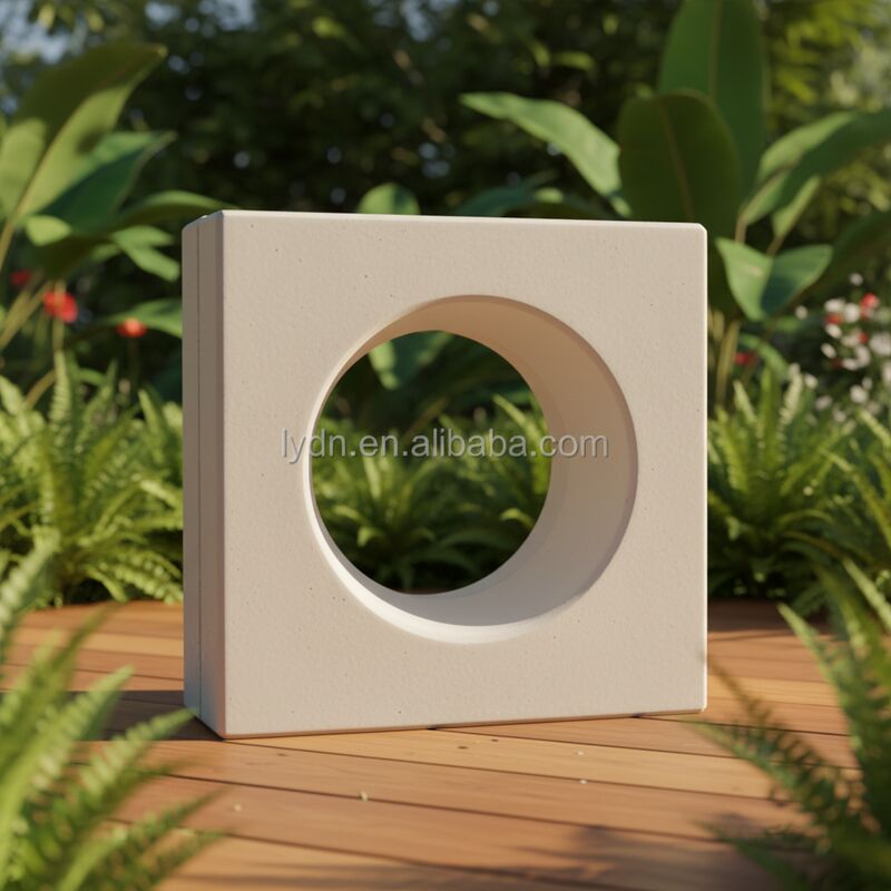 Perforierte Betonsteine, verzierte Gitter-Betonhohlblocksteine für Außenwandtrennwände