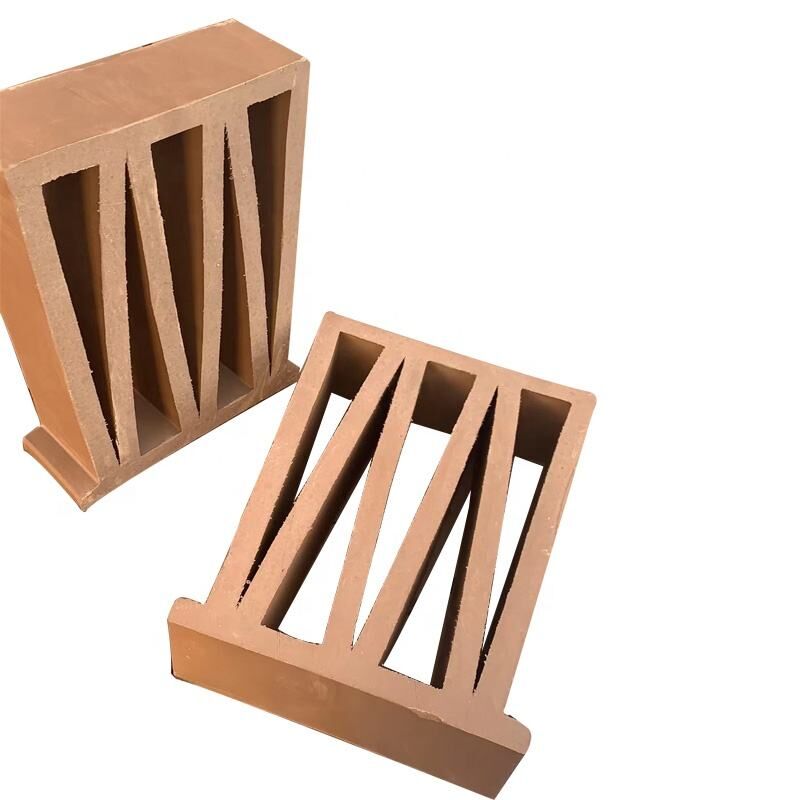 Brick Partition Wall Background m Shape Yellow Color Wind Screen Tiles Terracotta Breeze Blocks Panels