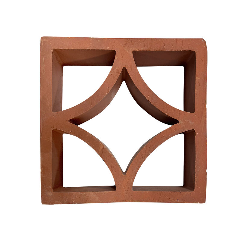 Terrakotta Breeze Block Hohle Wand Ziegel Dekorative Lüftung Block für Haus Büro Küche Außentrennwand