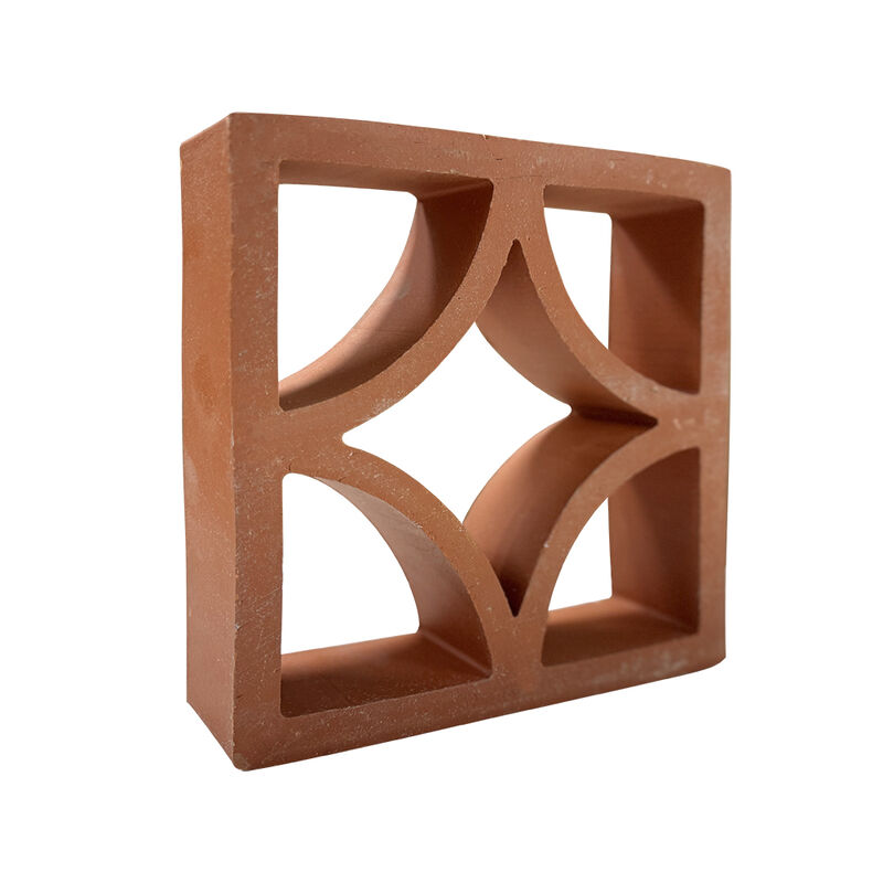 Terrakotta Breeze Block Hohle Wand Ziegel Dekorative Lüftung Block für Haus Büro Küche Außentrennwand