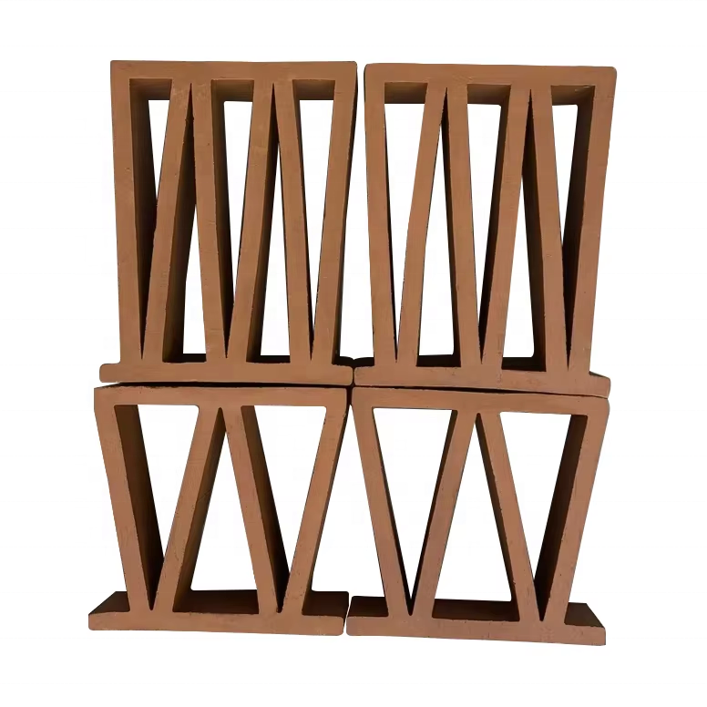 Modernes Design M-Typ Ziegel Hof Außen Hohl Ton Hohl Terrakotta Breeze Block Hohl Aus Kunst Brennstein
