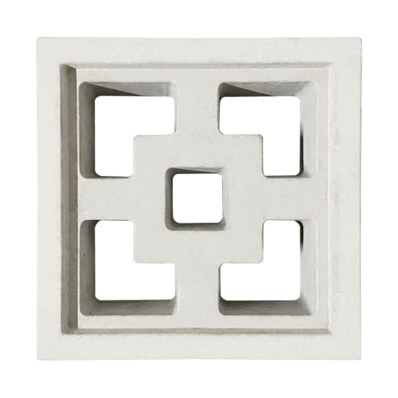 Breeze Block Dekorative Betonmaurerie Einheiten Quadratische gestaltete Dekorative Betonblöcke Als Design Akzent ein Schatten bedecken