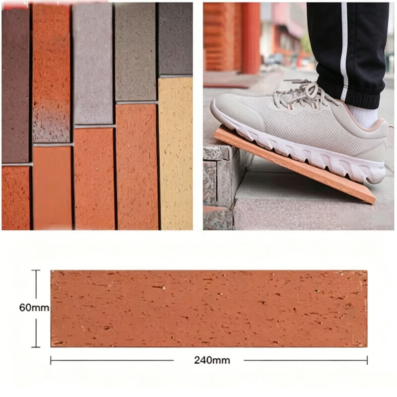 Ziegel-Ton-Gebäude Ziegel-Wandwand Dünnziegel-Ofen-Brennwerk Split-Face-Ziegel für Außenwand-Villen-Wohnungen