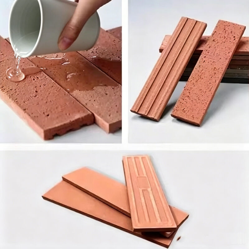 Dekoratives Baumaterial Verblendziegel Ton Spaltriemchen Klinker Fliesen für Hausfassaden