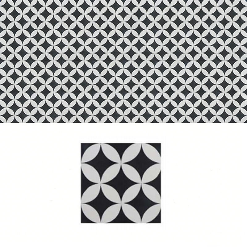Zementfliesen 200x200mm Eleganz Einzigartiges geometrisches Design Dekoration Fußboden Wandfliesen Anpassbar