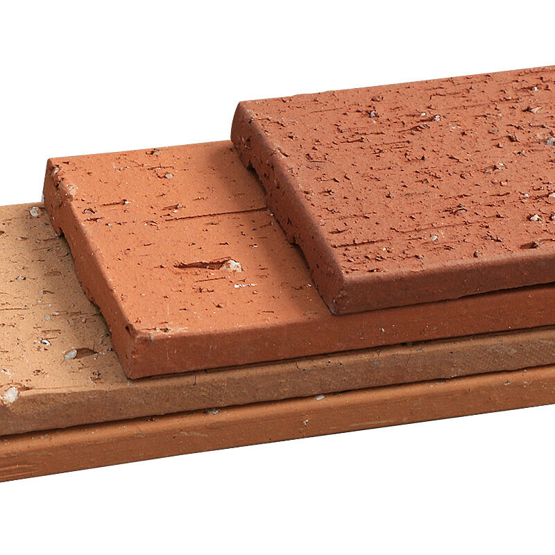 Split-Wand-Ziegel Terrakotta-L-Form dünne Ziegelrutschen Dekorative Ecke Ziegel Veneer für Säule & Wandwinkel