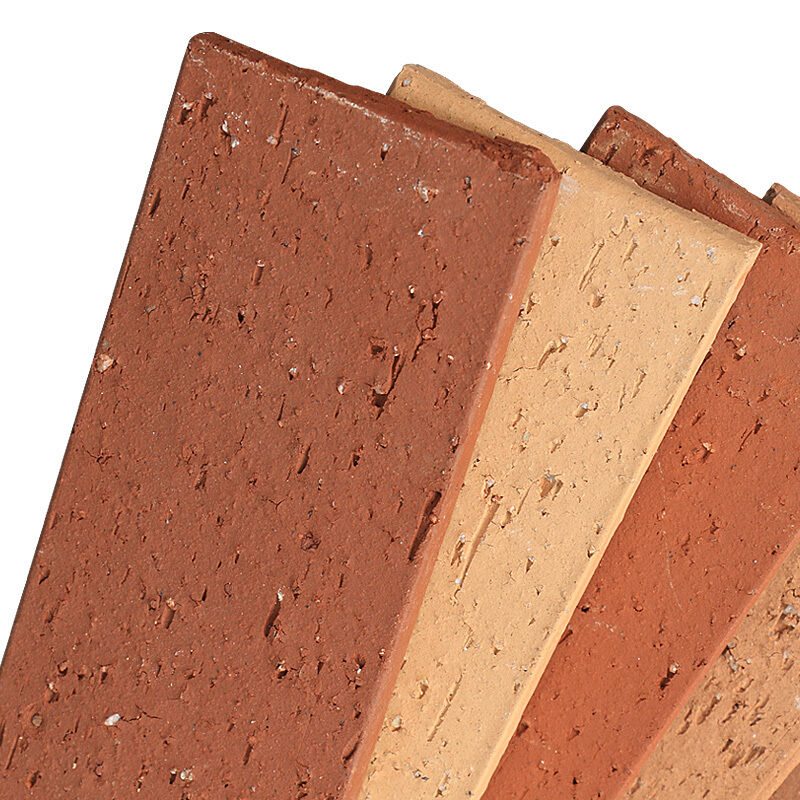 Split-Wand-Ziegel Terrakotta-L-Form dünne Ziegelrutschen Dekorative Ecke Ziegel Veneer für Säule & Wandwinkel
