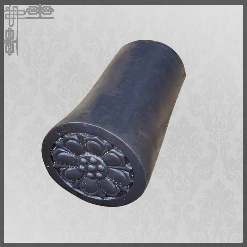 Japanischer Stil Matte Schwarze Lehmdachfliesen Traditionelles Kawara Keramiksystem für Teehäuser und Zen-Gartenstrukturen