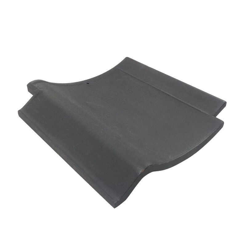 Minimalistische japanische Flachkeramik Kawara-Fliesen Matte schwarze Verriegelung von Dachfliesen für Holzrahmenhäuser
