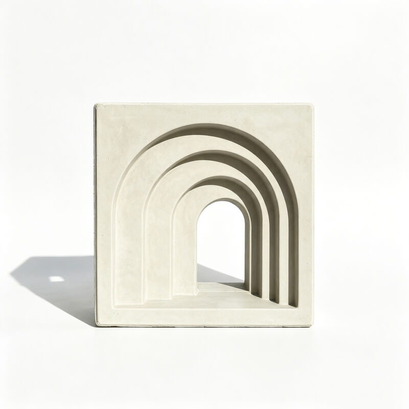 3D Arch Beton Lüftungssteine | Hohl-Dekorative Zementsteine für Schaufenster & Architektonische Sonnenschutzwände