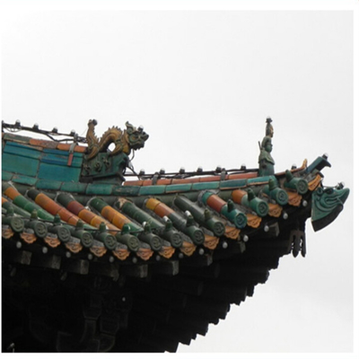 Grey Chinese Old House Roof-Fliesen